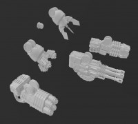 Leviathan Weapons Pack 3D model