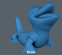 Bruni (Easy print no support) 3D model