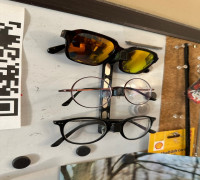 Magnet Mounted Glasses Rack 3D model