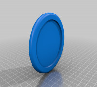 Simple Coaster with holder 3D model