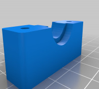 bq Prusa i3 Hephestos e3D v6 Basic Mount 3D model