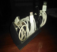 Contenedores cables de datos 3D model