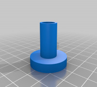 Simple Single Pen Stand 3D model
