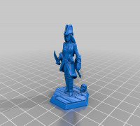 Jackie Sparrow 3D model