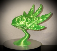 Axolotl Dragon Bust 3D model