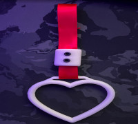 Tsurikawa Strap Mount Smaller 3D model
