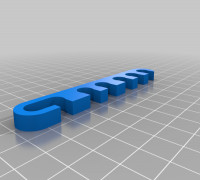 Window Holder for Double Sided Tape 3D model