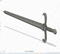 Sword/épée fantasy 3D model