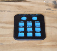 Spell Slot Tracker 3D model