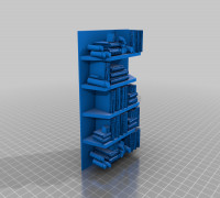 Bookcase Hidden Passage 3D model