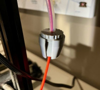 Simple Split Threaded Filament Filter 3D model