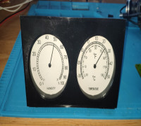 Stand for thermometer/hygrometer 3D model
