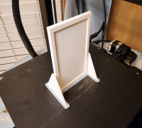 Vertical Lithophane Support 3D model