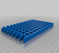 Grid for 60 LED per Meter LED strips 3D model