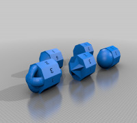 Nonagon Dice  3D model