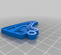 key ring/porte clés Jordan  3D model