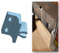 LED sensor holder 3D model