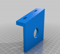 3/4" LED Light mount 3D model