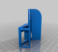 Brim trimmer - chamfer maker using a single use blade 3D model