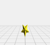 Star tack 3D model