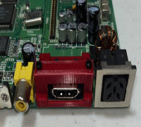 Amiga 600 HDMI Mount 3D model