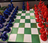 Chess Board 3D model