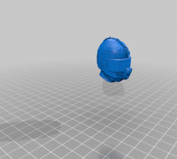 F.R helmet post aploc 3D model