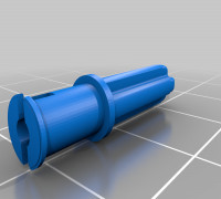 Technic Axle 2L 6280797 3D model