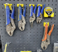 Locking pliers (Vise grip) pegboard mounts 3D model