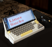 CyberDeck (Pi or VIM4) 3D model