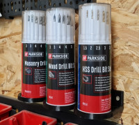 Parkside drill bit wall mount 3D model