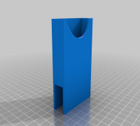 LED light strip controller holder 3D model