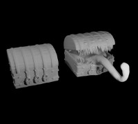 Mimic miniature 3D model