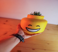 LEGO HEAD POT 3D model