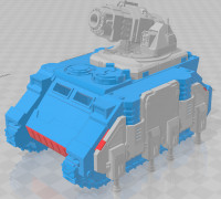Hunter conversion for 40k Rhino - WH40k 3D model