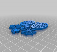 Witchy Earrings 3D model