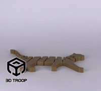 Cat Flex 3D model