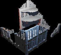SciFi Gothic Terrain Library 3D model