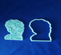Elsa Cookie Cutter 3D model