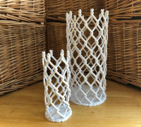 Chain Link Vases 3D model