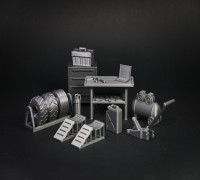 Car Workshop Tools 3D model