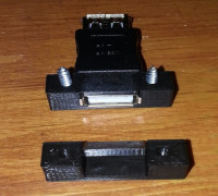 USB FEMALE MOUNT 3D model