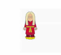 Flatminis Continued - Buttercup 3D model