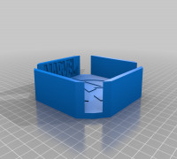 Coaster Holder Trimmed Edge 3D model