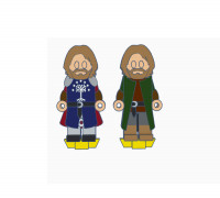 Flatminis Continued - Aragorn 3D model
