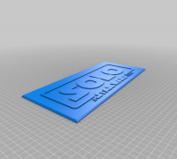 SOLO Title Card 3D model