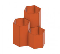 Hexagonal desk organizer 3D model