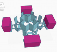 Nova Luna Insert and boxes for counters 3D model