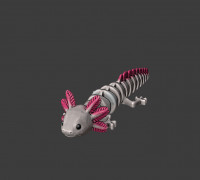 Axolotl Articulated! 3D model