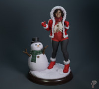 A Real Snowman Needs Buttons! 3D model